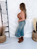 Sculpting Thong Bodysuit In Brown Lace - Whiskey Skies - POPILUSH