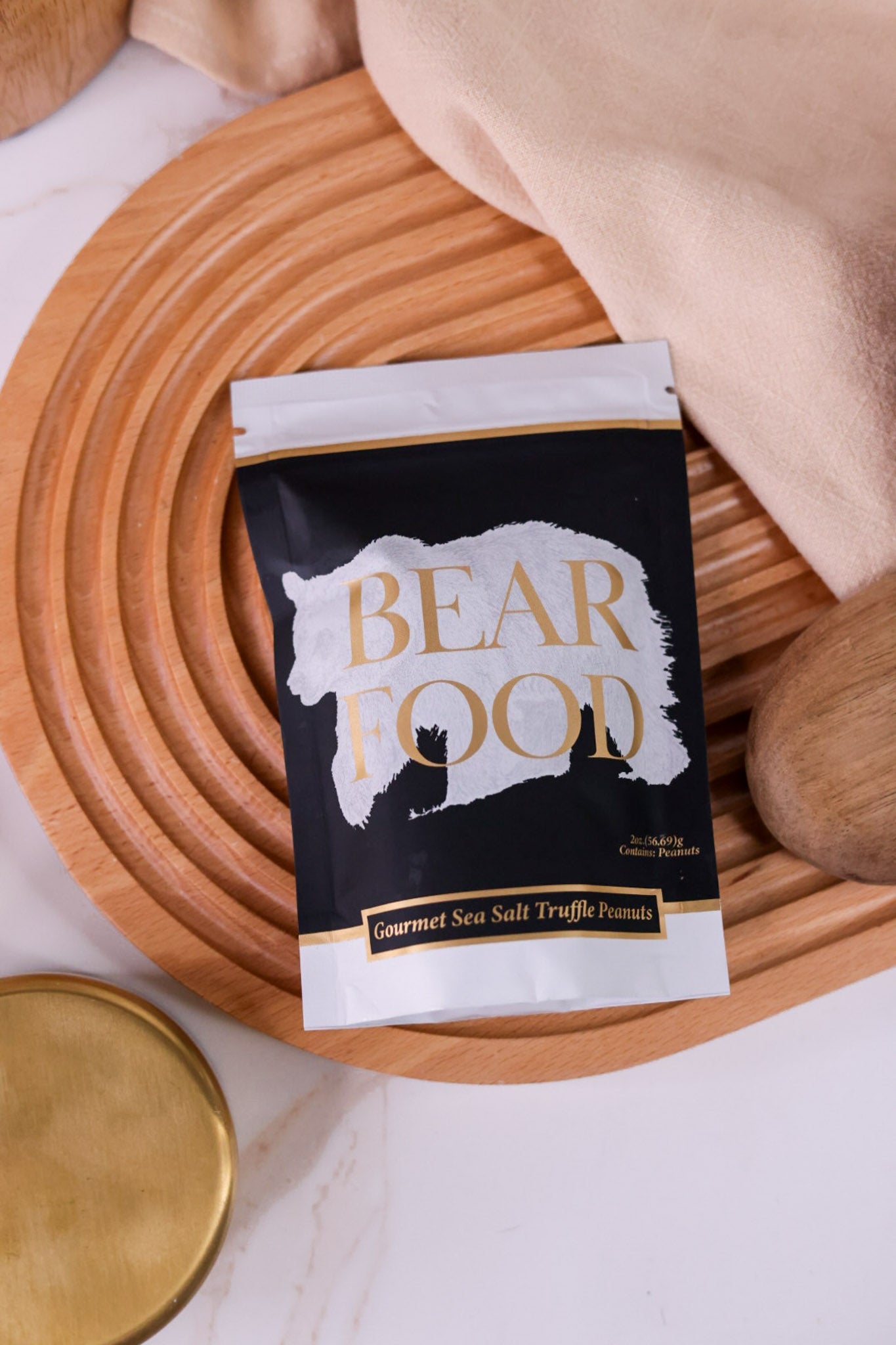 Sea Salt Truffle Gourmet Peanuts - Whiskey Skies - BEAR FOOD
