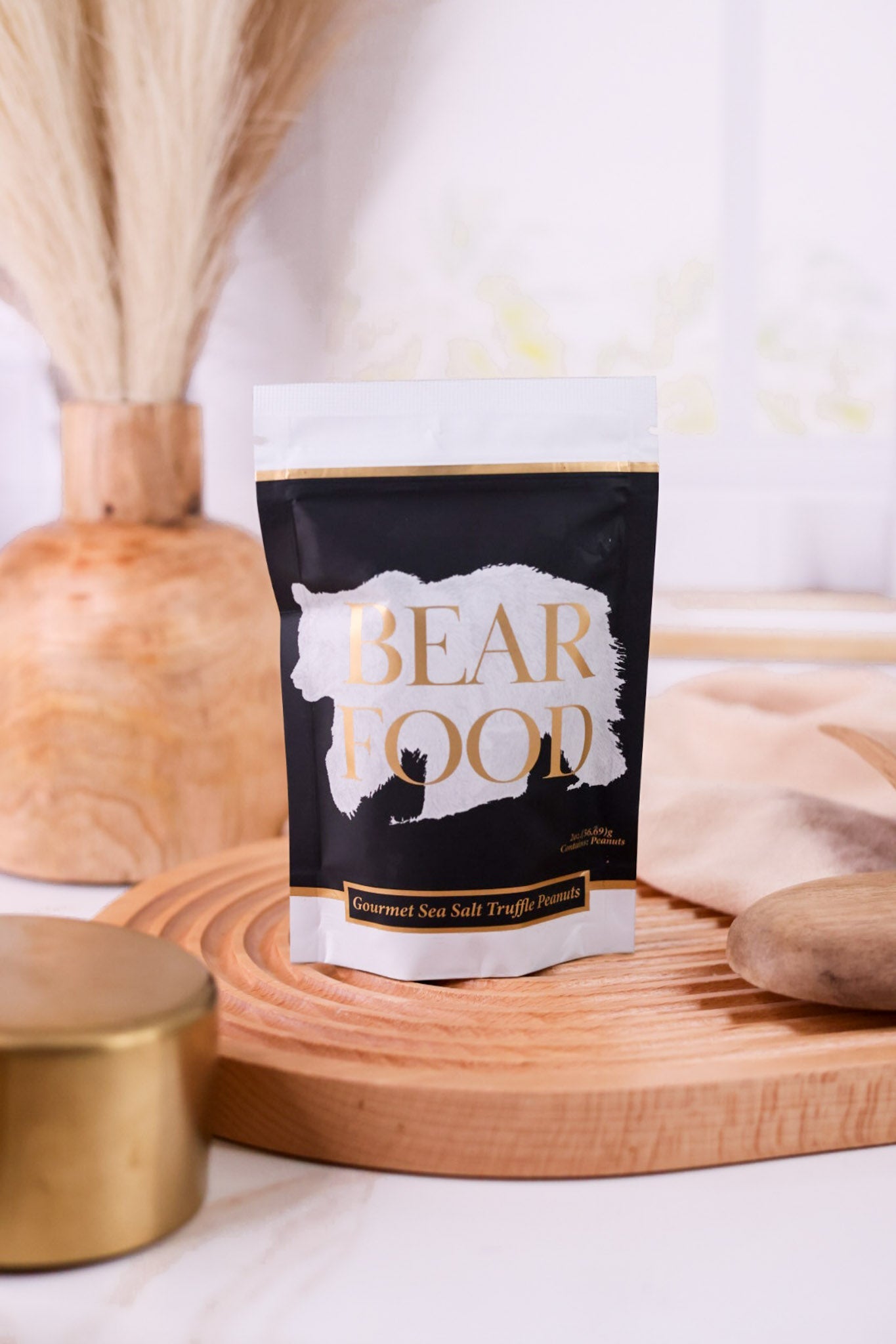 Sea Salt Truffle Gourmet Peanuts - Whiskey Skies - BEAR FOOD