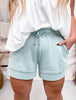 Seabreeze French Terry Stevie Shorts - Whiskey Skies - MICHELLE MAE