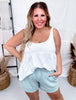 Seabreeze French Terry Stevie Shorts - Whiskey Skies - MICHELLE MAE