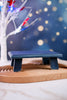 Set of 3 Rustic Red White & Blue Wooden Risers - Whiskey Skies - SPECIAL T IMPORTS INC