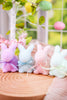 Set of 4 Miniature Flocked Bunnies - Whiskey Skies - RAZ IMPORTS