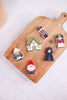 Set of 6 Snow White Ledgies - Whiskey Skies - ADAMS & CO