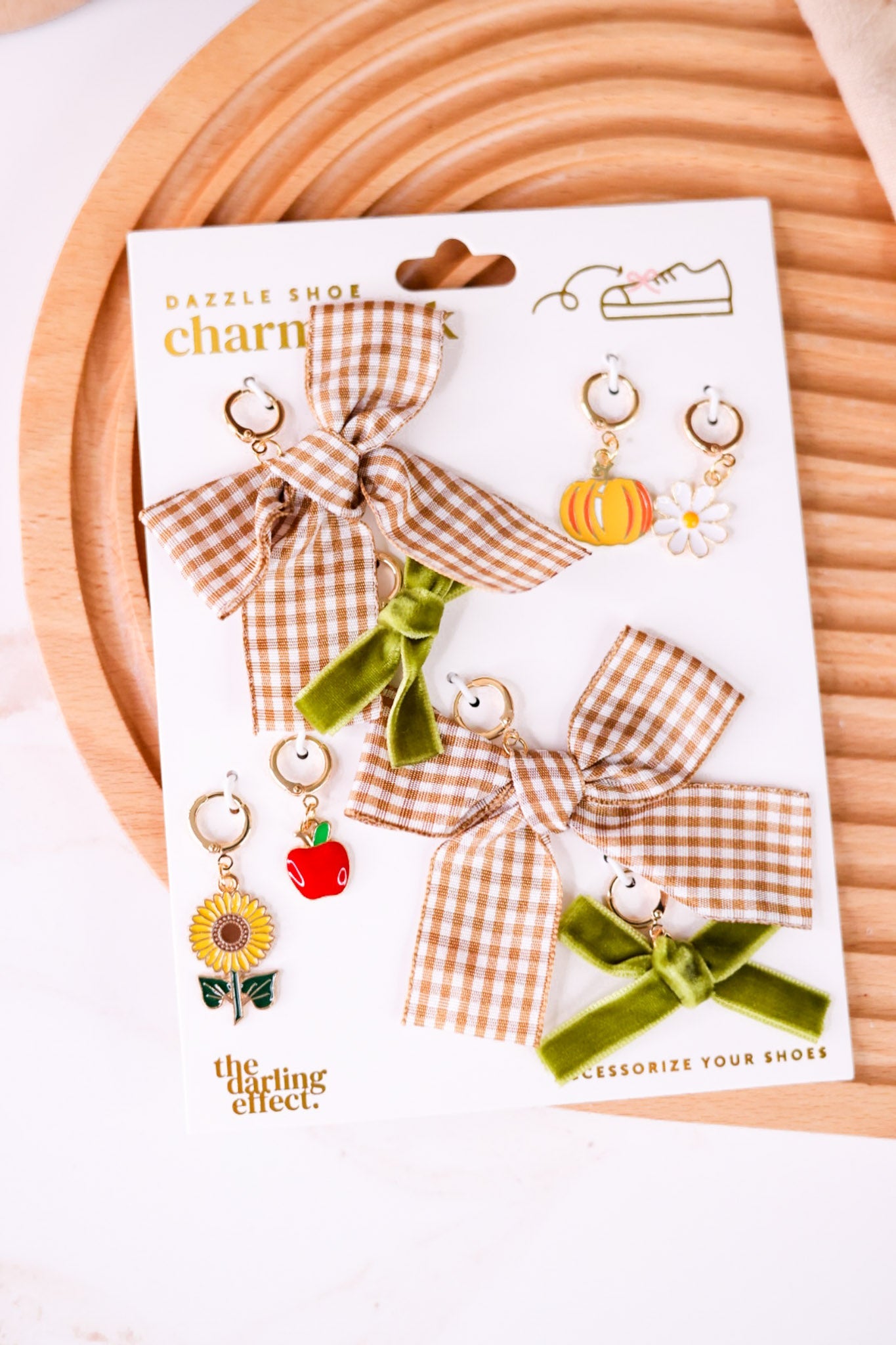 Set Of 8 Hayride Honey Themed Shoe Charms - Whiskey Skies - THE DARLING EFFECT