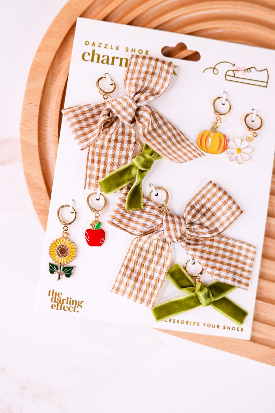 Set Of 8 Hayride Honey Themed Shoe Charms - Whiskey Skies - THE DARLING EFFECT
