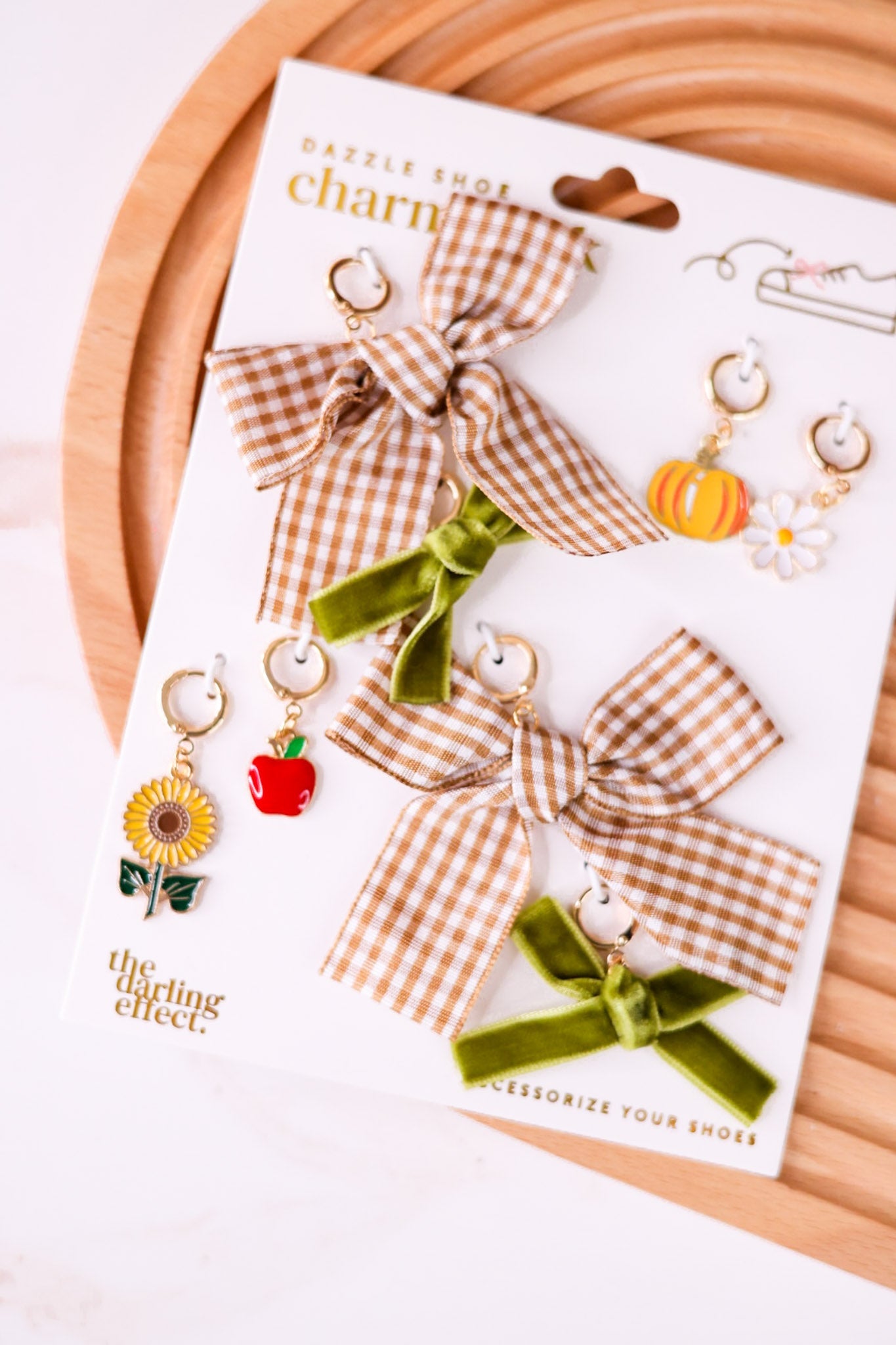 Set Of 8 Hayride Honey Themed Shoe Charms - Whiskey Skies - THE DARLING EFFECT