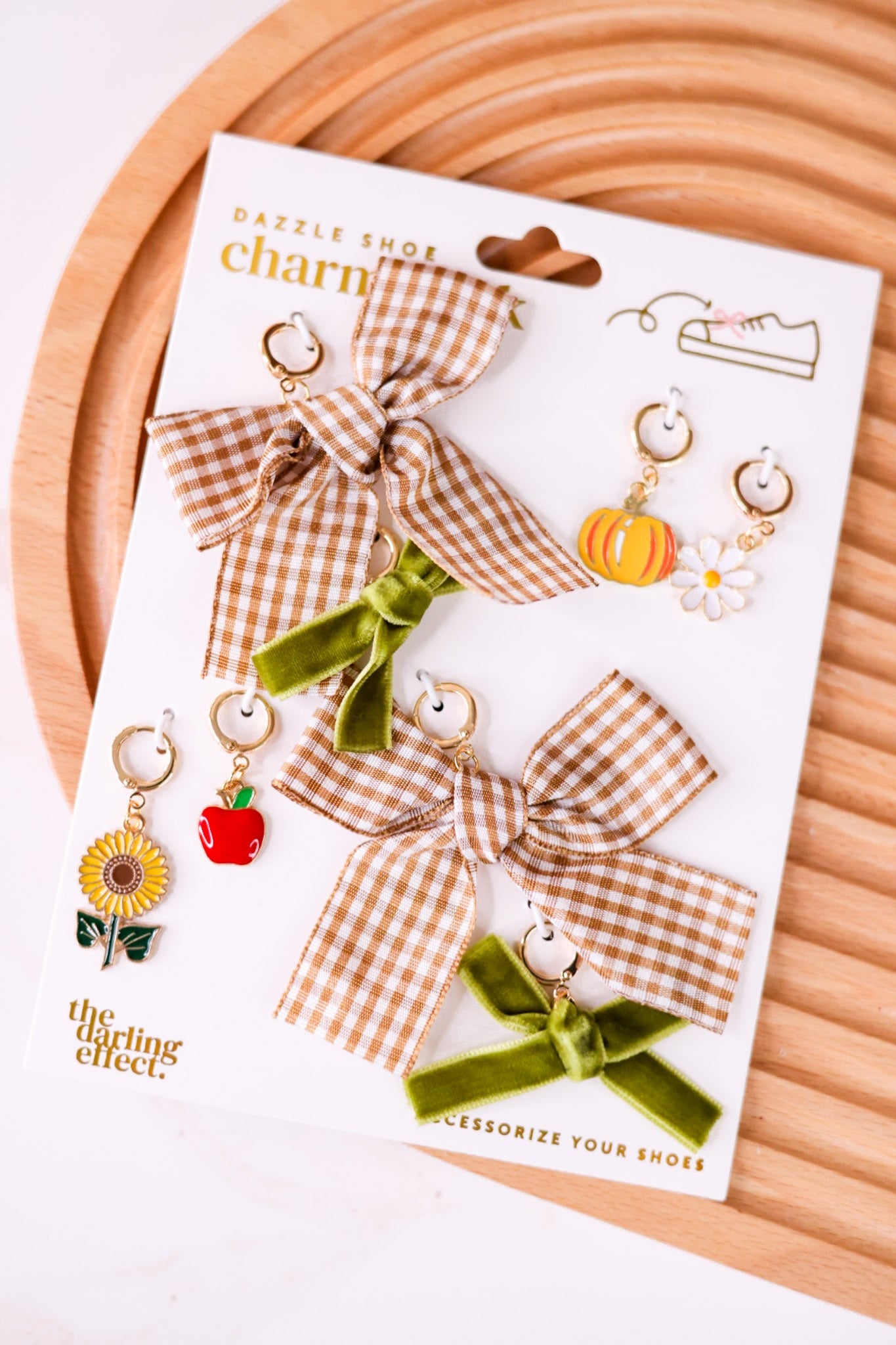 Set Of 8 Hayride Honey Themed Shoe Charms - Whiskey Skies - THE DARLING EFFECT