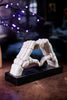 Set of Two Skeleton Heart Hand Bookends - Whiskey Skies - TRANSPAC