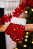 Shining Red Stocking & Santa Hat Garland - Whiskey Skies - SULLIVANS