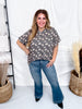 Short Cuffed Sleeve Boots, Hats, & Horses Tunic Top - Whiskey Skies - 2 FLY CO.