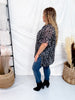 Short Ruffle Sleeve Leopard Chiffon Top - Whiskey Skies - SEW IN LOVE