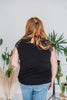 Short Sleeve Black Trim Lace Top - Whiskey Skies - SEW IN LOVE
