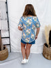 Short Sleeve Wildflower Mesa Top - Whiskey Skies - STERLING KREEK