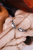 Silver and White Stone Cuff - Whiskey Skies - MYRA BAGS