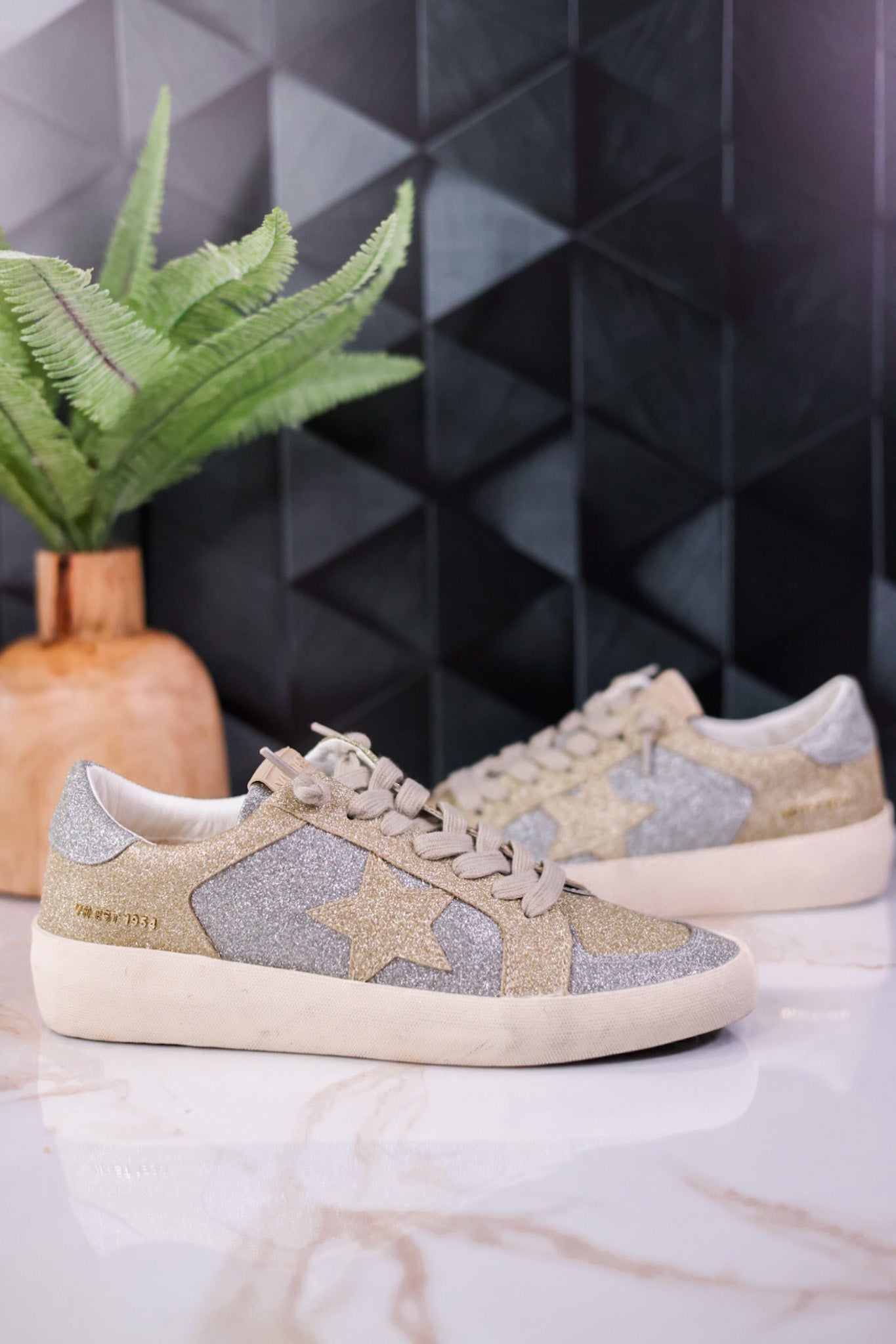 Kate Gold Snake Sneakers Kate Gold Snake Sneakers