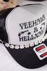 Silver Rhinestone Trucker Hat Chain - Whiskey Skies - VIBES HAT COMPANY