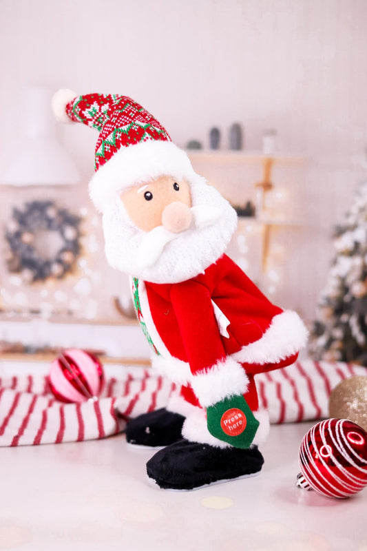 Singing Twerking Santa Tabletop Decoration - Whiskey Skies - HANNA'S HANDIWORKS