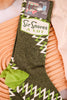 Sir Snores A Lot Men's Crew Socks - Whiskey Skies - BLUE Q