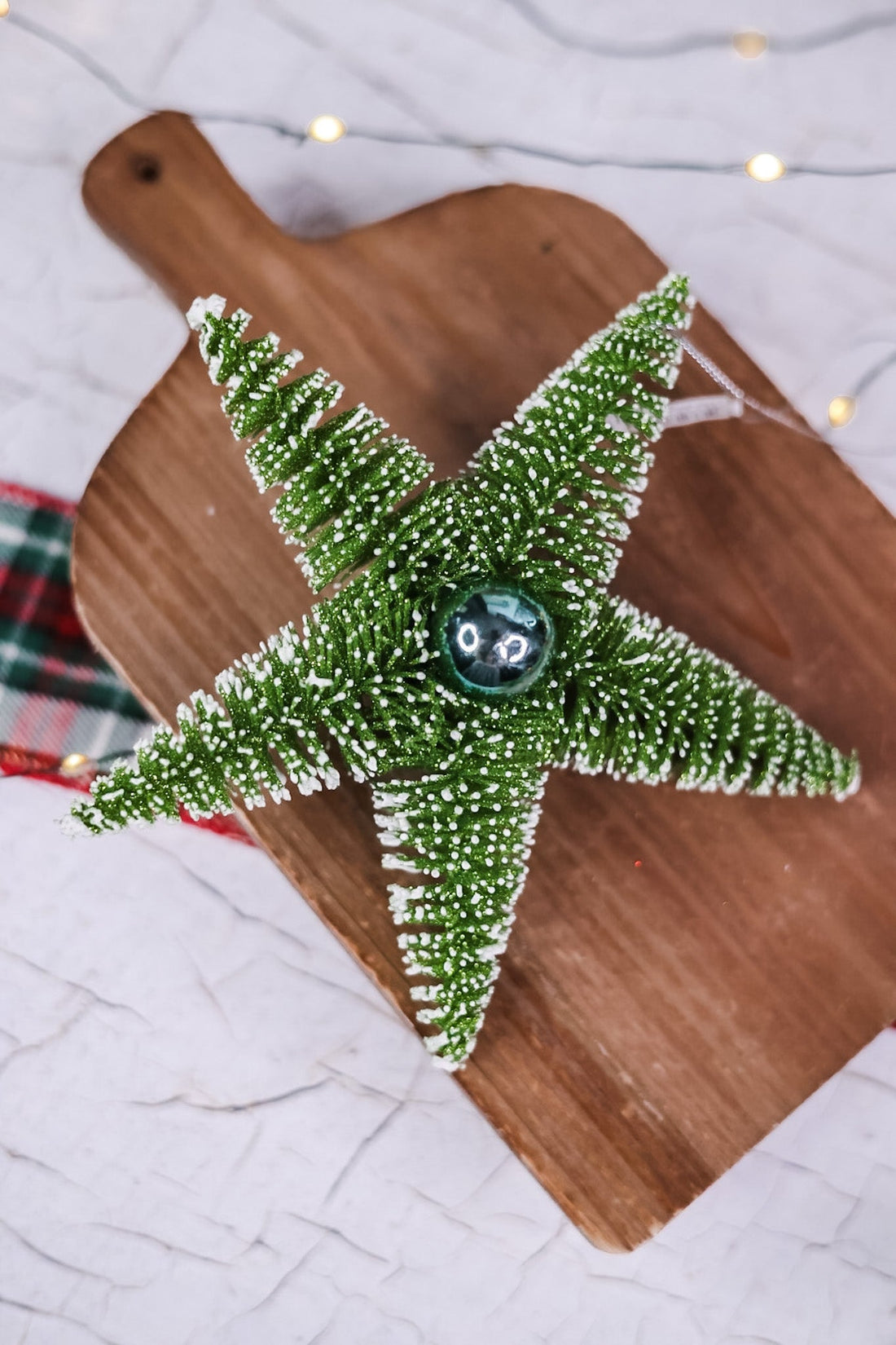 Sisal Christmas Tree Star Ornament (5 Colors) - Whiskey Skies - 180 DEGREES