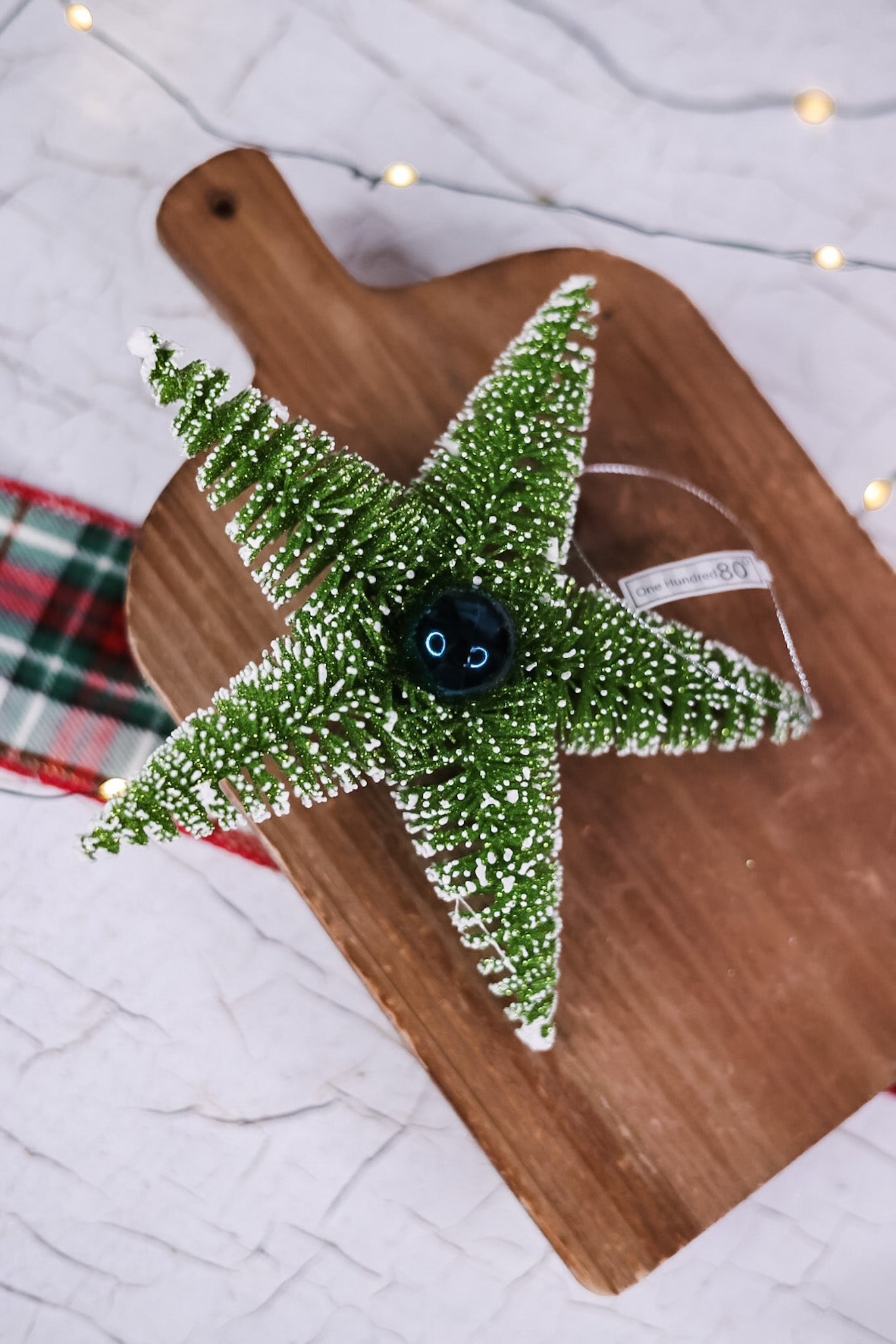 Sisal Christmas Tree Star Ornament (5 Colors) - Whiskey Skies - 180 DEGREES