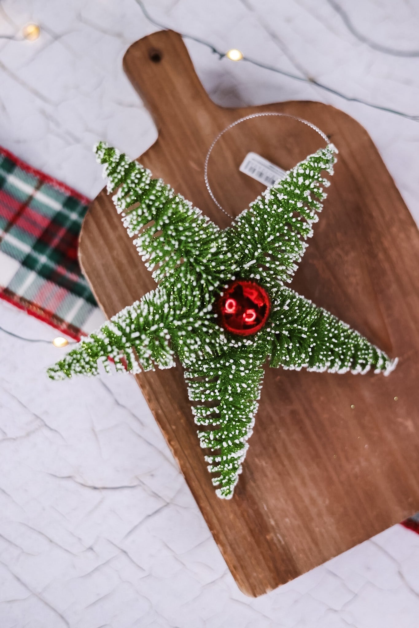 Sisal Christmas Tree Star Ornament (5 Colors) - Whiskey Skies - 180 DEGREES