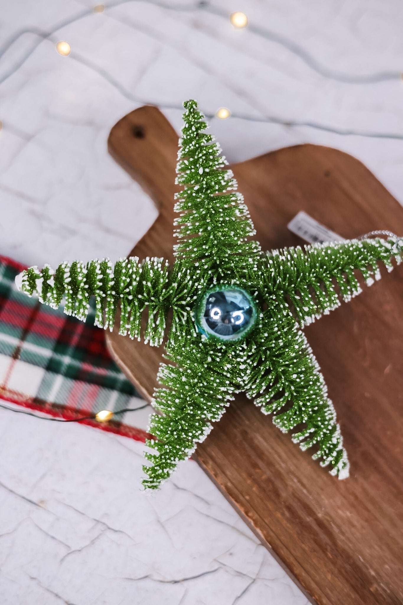 Sisal Christmas Tree Star Ornament (5 Colors) - Whiskey Skies - 180 DEGREES