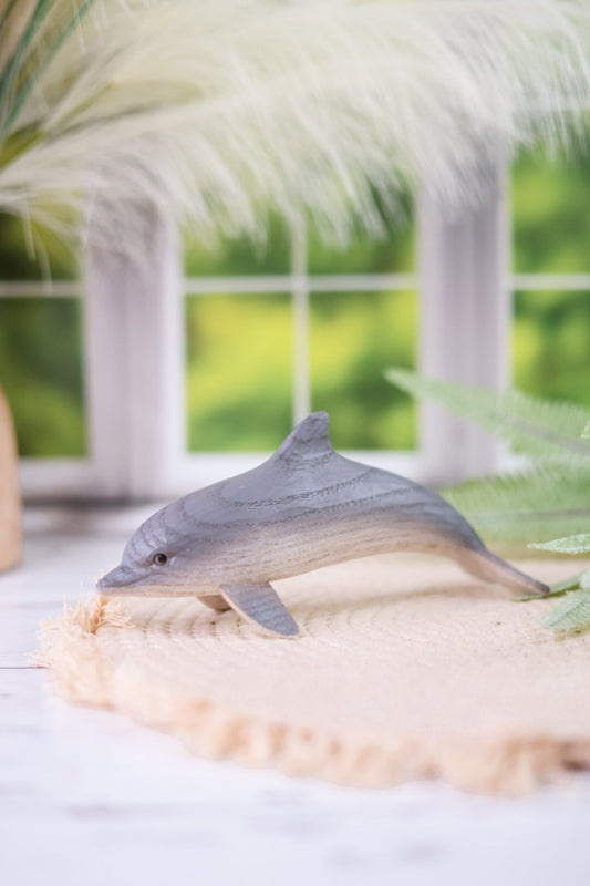 Sitting Dolphin Figure - Whiskey Skies - BEACHCOMBERS