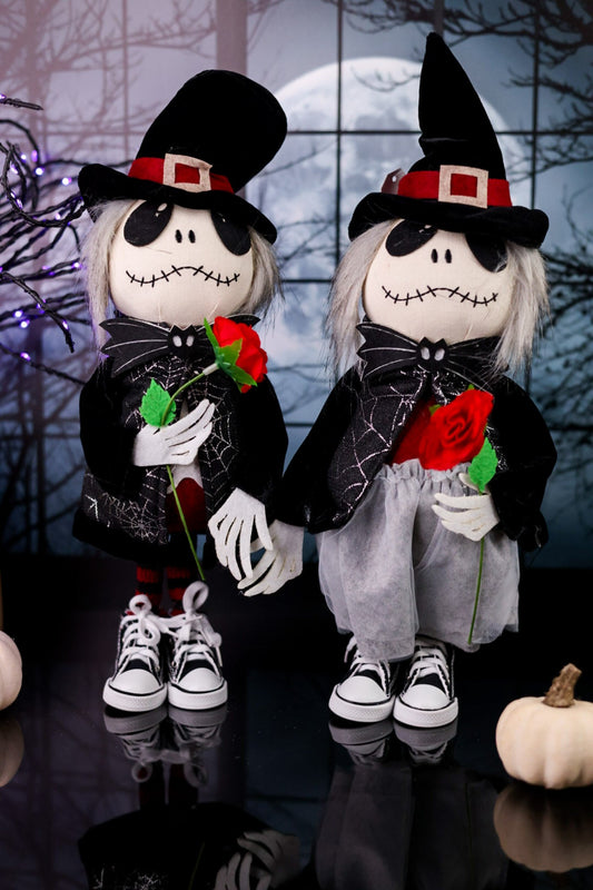 Skeleton Couple Stander Halloween Decorations (Two Styles) - Whiskey Skies - HANNA'S HANDIWORKS