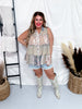 Sleeveless Bohemian Front Button Casual Top - Whiskey Skies - YOUNG TREADS