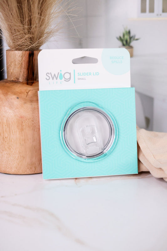 Small Clear Swig Slider Lid - Whiskey Skies - SWIG LIFE