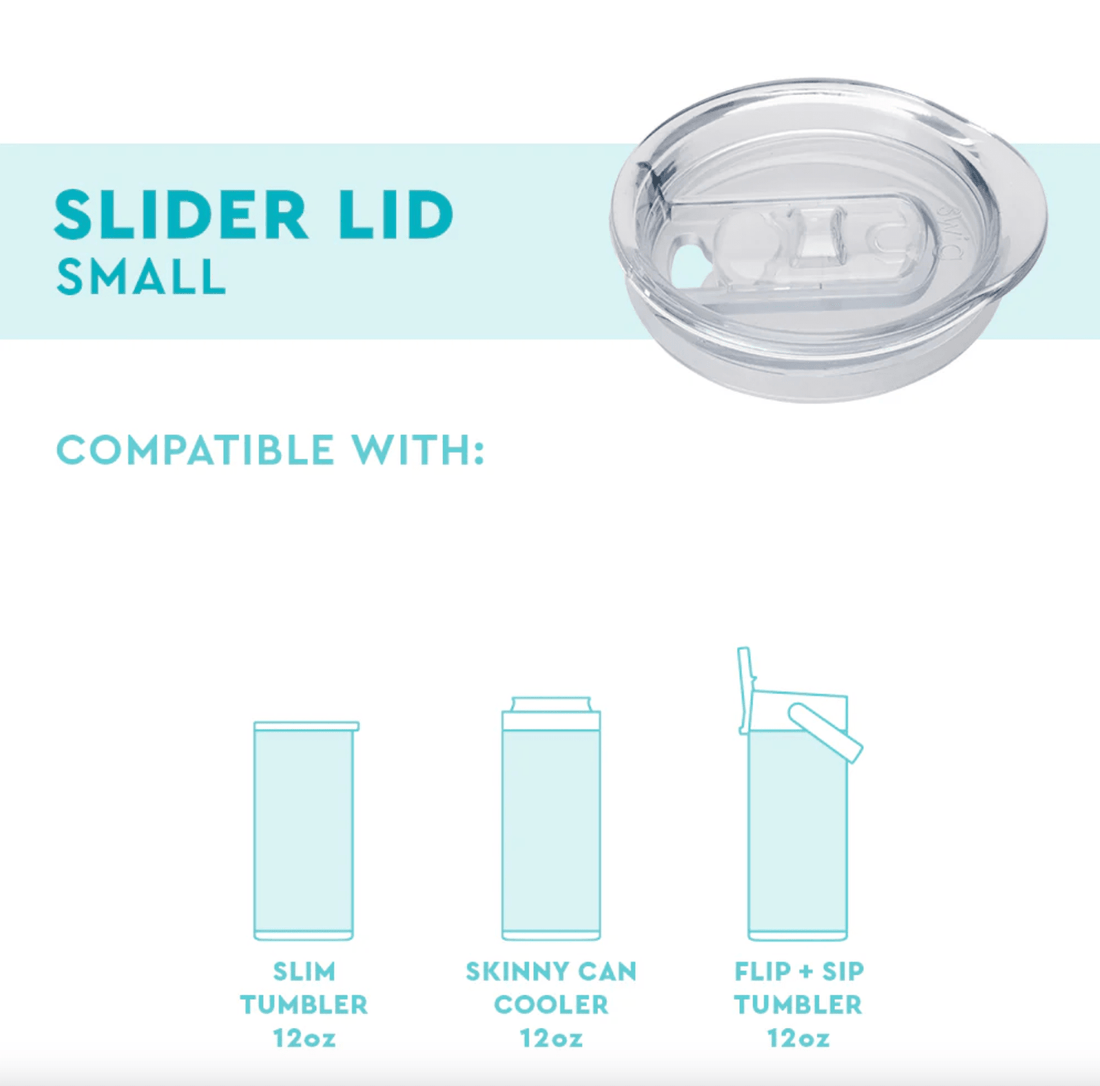 Small Clear Swig Slider Lid - Whiskey Skies - SWIG LIFE