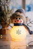 Small Glowing Plush Snowman - Whiskey Skies - SPECIAL T IMPORTS INC