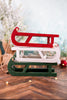 Small Hanging Wood Sled Decor (Three Colors) - Whiskey Skies - SPECIAL T IMPORTS INC
