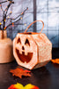 Small Metal Jack-O-Lantern Decorative Bucket - Whiskey Skies - SPECIAL T IMPORTS INC