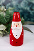 Small Tin LED Light Up Santa Candlestick Holder - Whiskey Skies - MUD PIE