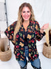 Smith Button Down Texas Hold Em' Long Sleeve Top - Whiskey Skies - SHOW ME YOUR MUMU