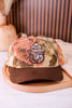 Smokey Bear Jacquard Pattern Snap Back Hat - Whiskey Skies - AMERICAN NEEDLE