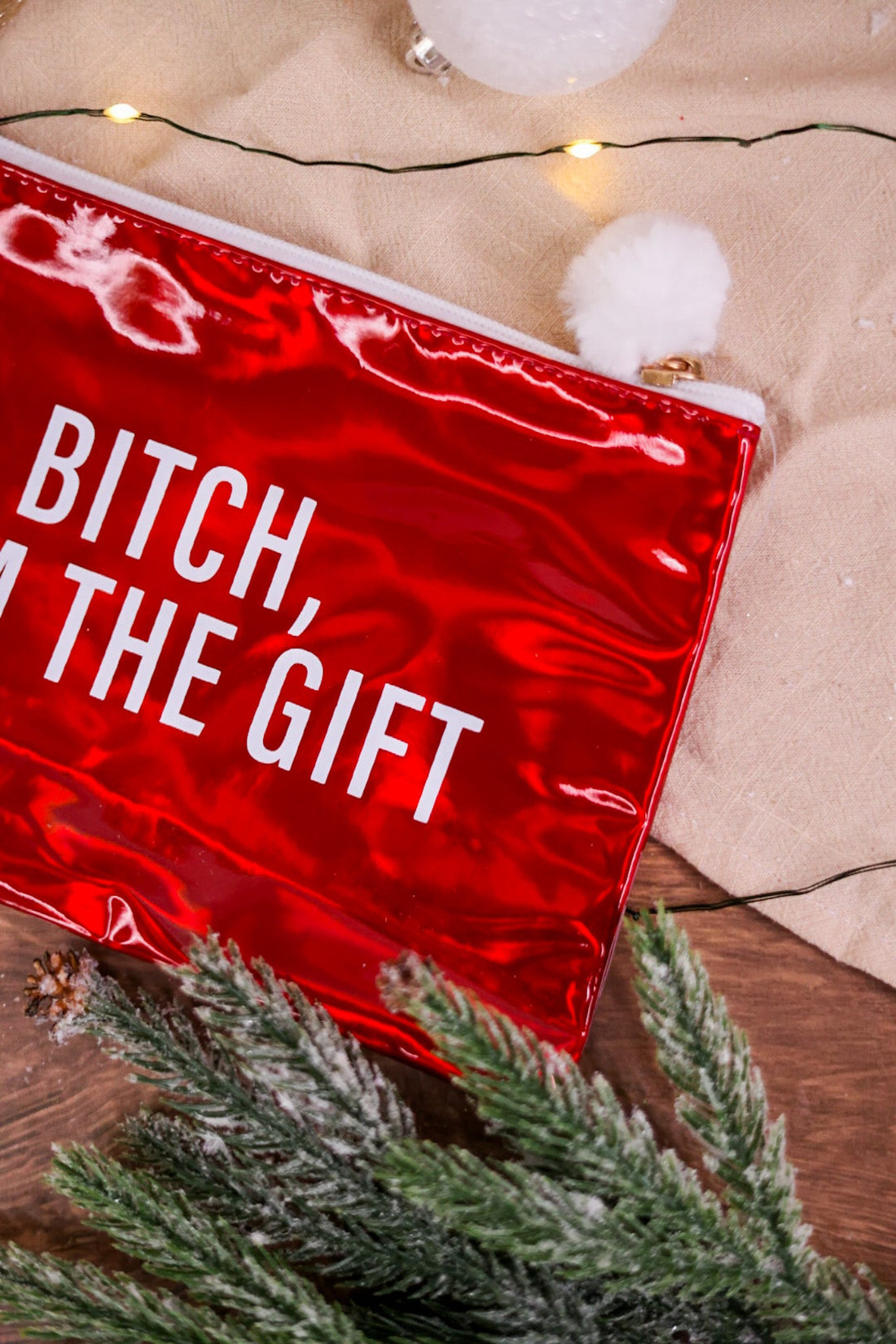 Snarky Christmas Cosmetic Bags (Two Styles) - Whiskey Skies - TOTALEE GIFT