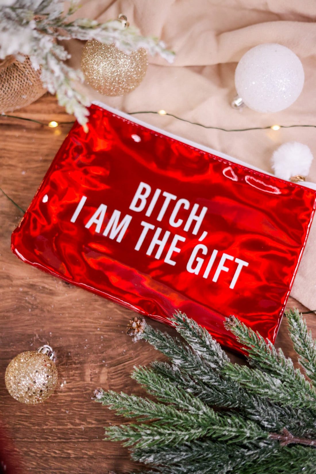 Snarky Christmas Cosmetic Bags (Two Styles) - Whiskey Skies - TOTALEE GIFT