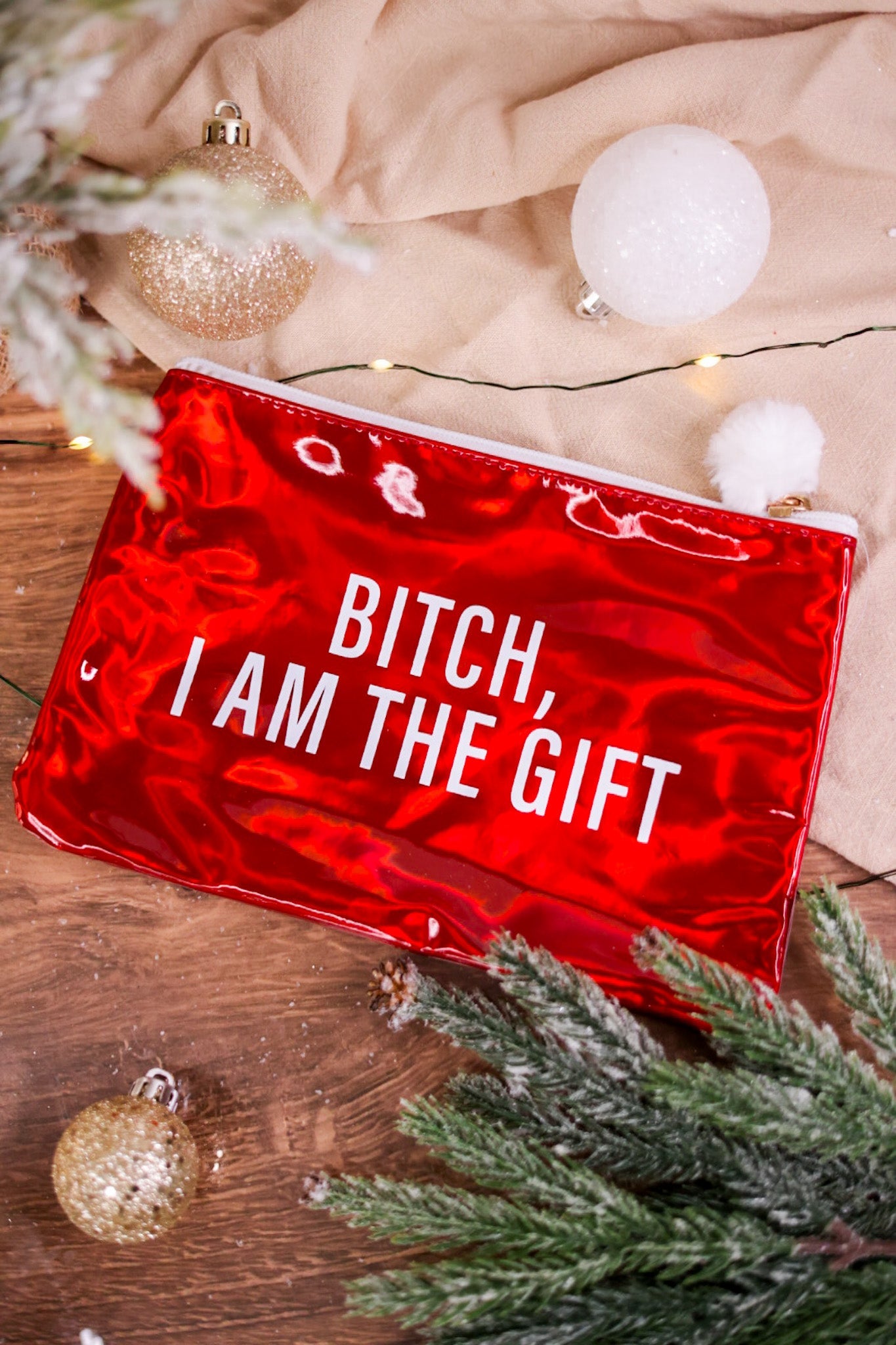 Snarky Christmas Cosmetic Bags (Two Styles) - Whiskey Skies - TOTALEE GIFT