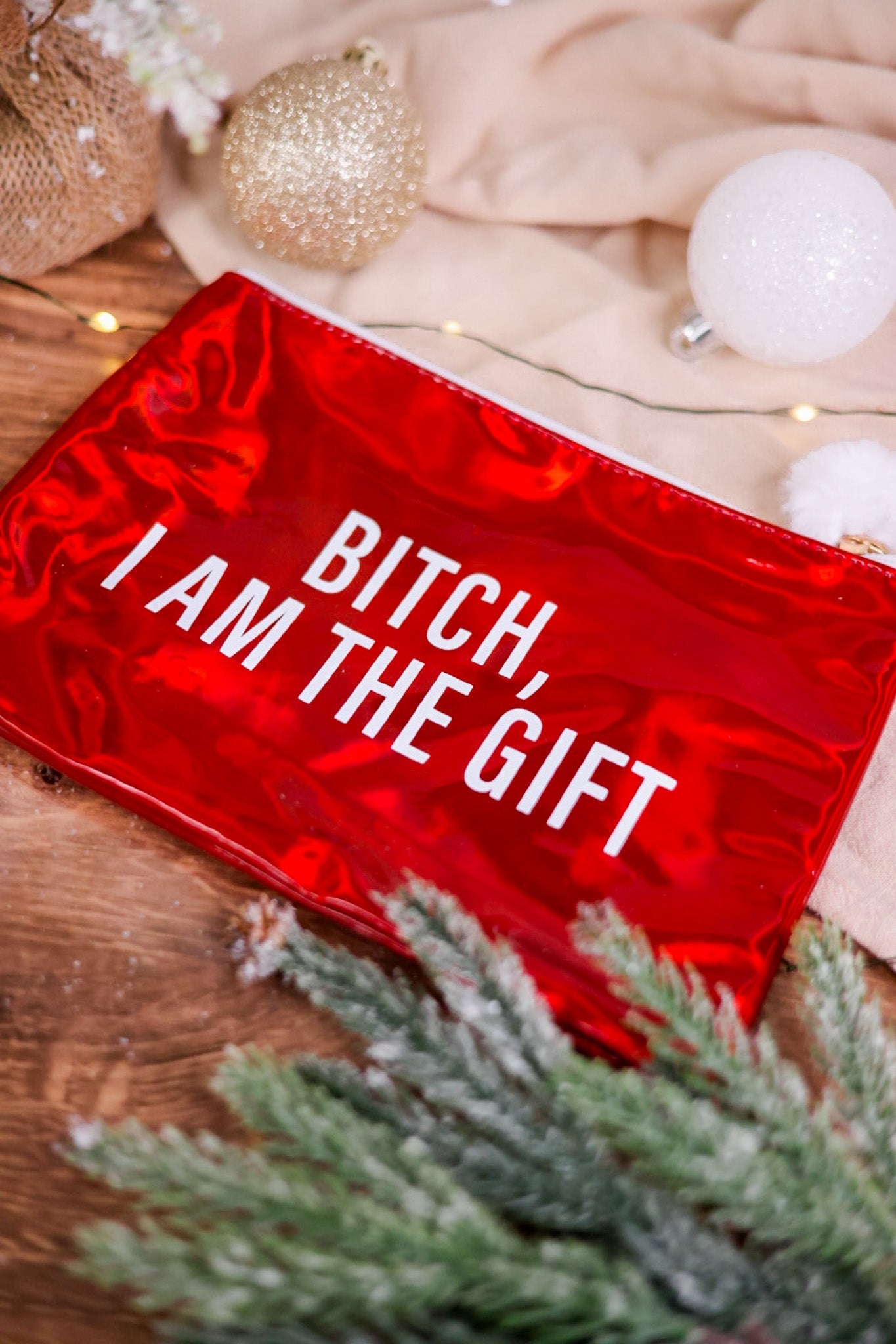 Snarky Christmas Cosmetic Bags (Two Styles) - Whiskey Skies - TOTALEE GIFT