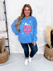 Snoopy "Waiting On Santa" Crew Neck Sweatshirt - Whiskey Skies - HYBRID APPAREL