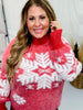 Snowflake Pullover Christmas Sweater - Whiskey Skies - AND THE WHY