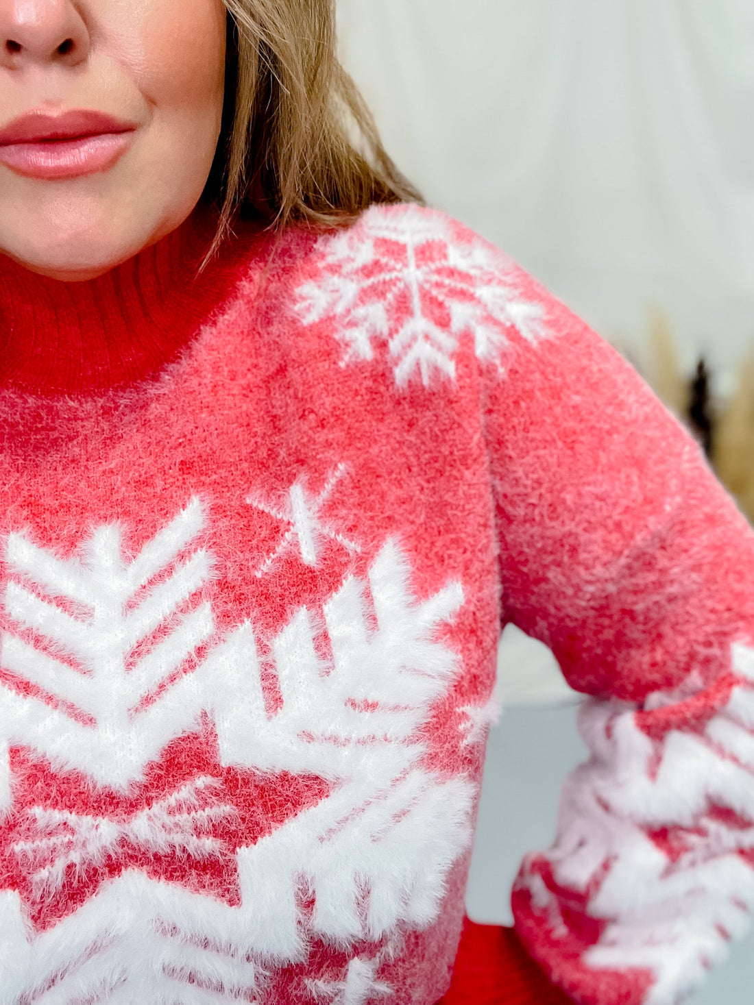 Snowflake Pullover Christmas Sweater - Whiskey Skies - AND THE WHY