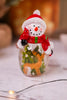 Snowman Figure with Holiday Scene (2 Styles) - Whiskey Skies - SPECIAL T IMPORTS INC