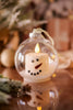 Snowman LED Candle Ball Ornament - Whiskey Skies - WT COLLECTION