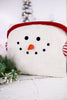 Snowman With Ear Warmer Decorative Pillow - Whiskey Skies - YOUNG'S INC