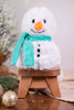 Snowman with Green Scarf Junior Warmie - Whiskey Skies - WARMIES