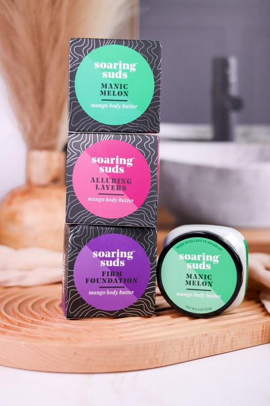 Soaring Suds Body Butter (Three Styles) - Whiskey Skies - SOARING SUDS SOAP CO
